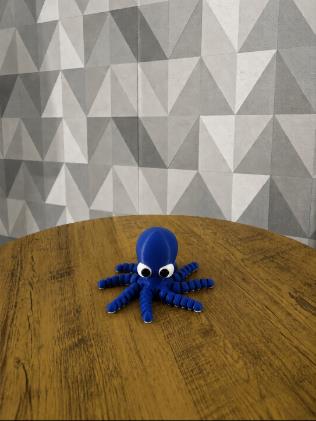 Polvo articulado impresso em 3D