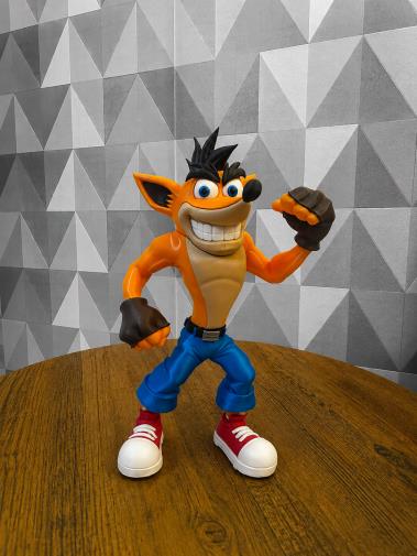 Crash Bandicoot 24cm impresso em 3D