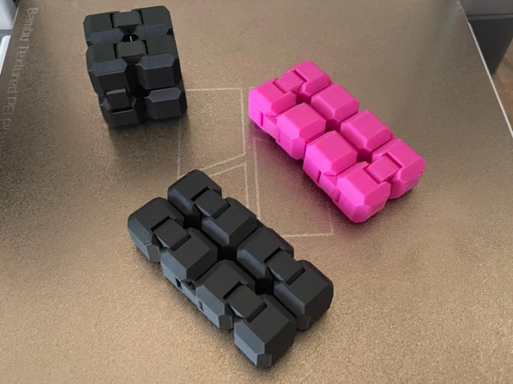Infinity cube clássico fidget impresso em 3D