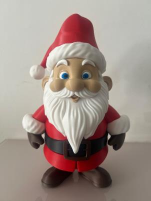 Papai Noel de 26 cm impresso em 3D