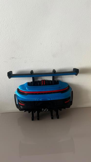 Porta-chaves em formato de Porsche impresso em 3D