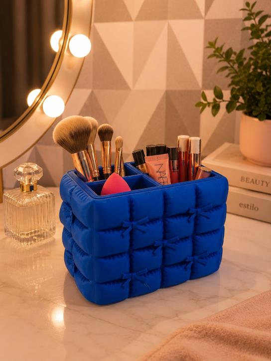 Porta-maquiagem organizador impresso em 3D